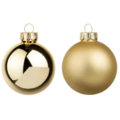 Boules De Noël En Verre Dé 6 Cm Ø - 24 Pièces-DecoWoerner Best