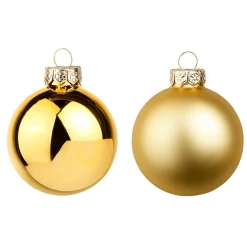 Boules De Noël En Verre Dé Foncé 6 Cm Ø - 24 Pièces-DecoWoerner Sale