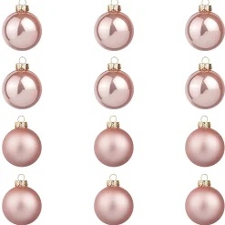 Boules De Noël En Verre Foncé 6 Cm Ø - 24 Pièces-DecoWoerner Best