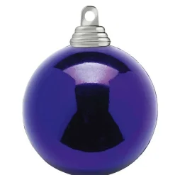 Boules De Noël Lilas, Brillantes, En Plastique Difficilement Inflammable, 6 Cm Ø - 24 Pièces-DecoWoerner Outlet