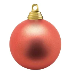 Boules De Noël Cuivré, Mates, En Plastique Ignifugé, 6 Cm Ø - 24 Pièces-DecoWoerner New