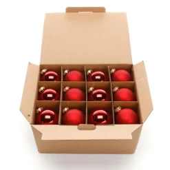 Boules De Noël s En Verre 6 Cm Ø - 24 Pièces-DecoWoerner Sale