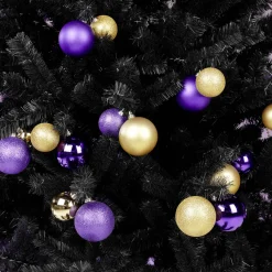 Boules De Noël Scintillantes En Plastique , 6 Cm Ø - 6 Pièces-DecoWoerner Hot