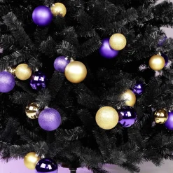 Boules De Noël Scintillantes En Plastique , 6 Cm Ø - 6 Pièces-DecoWoerner Hot