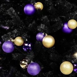 Boules De Noël Scintillantes En Plastique , 6 Cm Ø - 6 Pièces-DecoWoerner Hot
