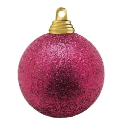 Boules De Noël Scintillantes En Plastique Baie, 6 Cm Ø - 6 Pièces-DecoWoerner Online