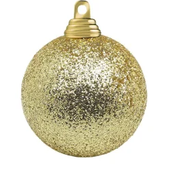 Boules De Noël Scintillantes En Plastique Dé, 6 Cm Ø - 6 Pièces-DecoWoerner Outlet