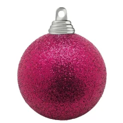 Boules De Noël Scintillantes s En Plastique, 6 Cm Ø - 6 Pièces-DecoWoerner Hot