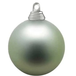 Boules De Noël Sauge, Mates, En Plastique Ignifugé, 6 Cm Ø - 24 Pièces-DecoWoerner Hot