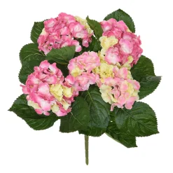 Bouquet D'hortensias Artificiels s, Difficilement Inflammables 45 Cm-DecoWoerner Online