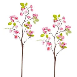 Branche Artificielle De Cerisiers En Fleurs 2 Pièces 18 X 60 Cm-DecoWoerner Outlet