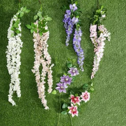 Branche Artificielle Hortensias , 170 Cm-DecoWoerner