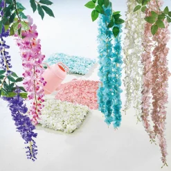 Branche Artificielle Hortensias s, 170 Cm-DecoWoerner Best