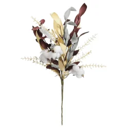 Branche Artificielle "mélange Coton-fleur-herbe" 25 X 58 Cm-DecoWoerner Best