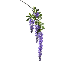 Branche Artificielle Wisteria Laburnum, 140 Cm, Violet-DecoWoerner Online