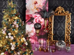 Branche De Rose Artificielle, 73 Cm, Violet Foncé-DecoWoerner Hot