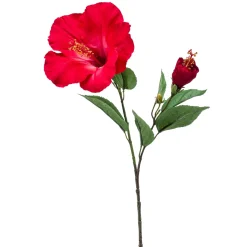 Branche D'hibiscus Artificielle 65 Cm-DecoWoerner Outlet