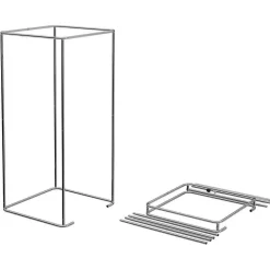 Cabine D'essayage Autoportante, Haut. 200 Cm-DecoWoerner Clearance