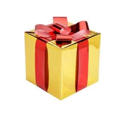 Cadeau De Noël 20 Cm Avec Ruban Rouge-DecoWoerner Outlet