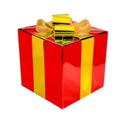 Cadeau De Noël 40 Cm Avec Ruban Doré-DecoWoerner Sale
