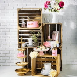 Caisse En Bois Vintage Long. 50 Cm-DecoWoerner Sale