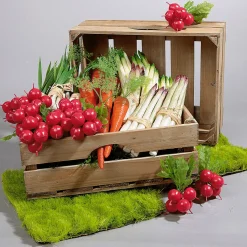 Carottes Avec Verdure Aliment Factice 30 Cm, 3 Pièces-DecoWoerner Online