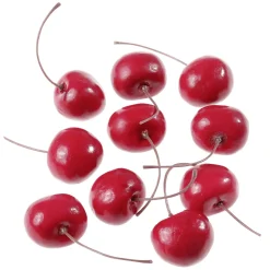 Cerises Aliment Factice, 24 Pces-DecoWoerner New