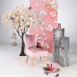 Cerisier à Fleurs Artificiel Blanc, 150 Cm-DecoWoerner Clearance