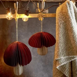Champignons Décoratifs En Papier Nid D'abeille Deluxe-DecoWoerner Clearance