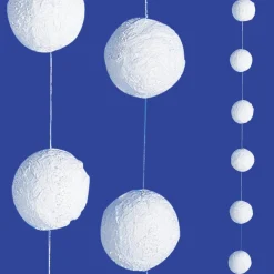 Chaîne De Boules De Neige, Long. 270 Cm, Ø 6 Cm-DecoWoerner Best