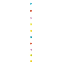 Chaîne D’œufs De Pâques Déco Unis Multicol. 160 Cm-DecoWoerner Clearance