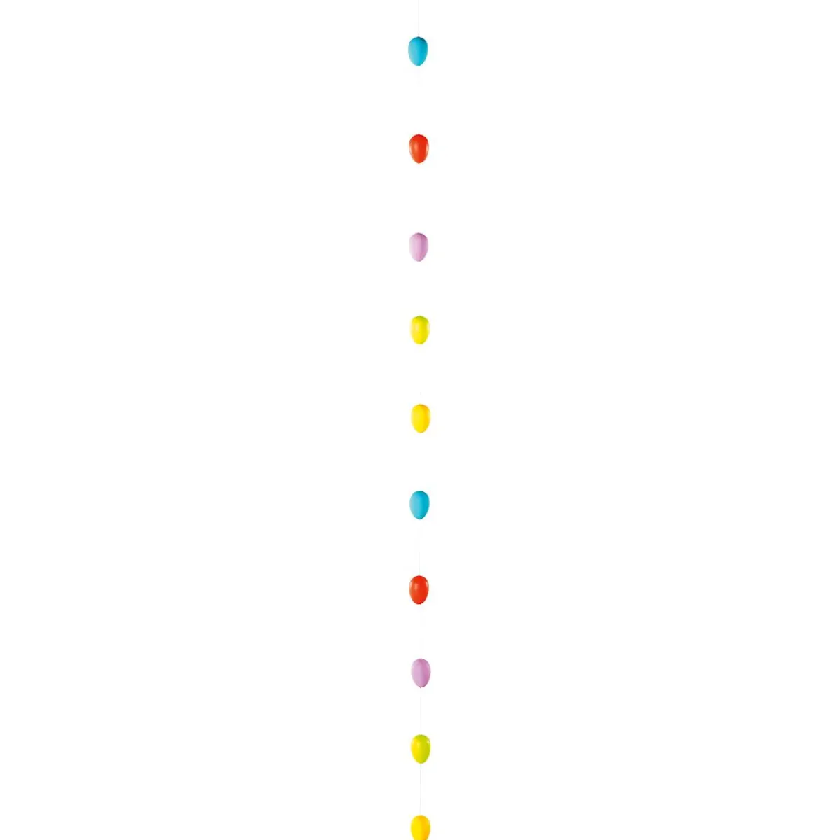 Chaîne D’œufs De Pâques Déco Unis Multicol. 160 Cm-DecoWoerner Clearance