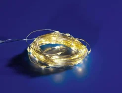 Chaîne Lumineuse à Fil à LED Sur Pile Pour L'ext., 100 LED, 10 M-DecoWoerner Best