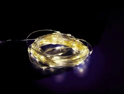 Chaîne Lumineuse à Fil à LED Sur Pile Pour L'ext., 100 LED, 10 M-DecoWoerner Best