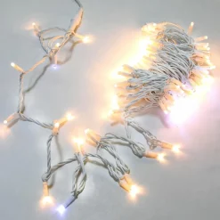 Chaîne Lumineuse De Raccordement Clignotante à LED Pour L'ext., 100 LED Chaudes, 10 M-DecoWoerner Hot