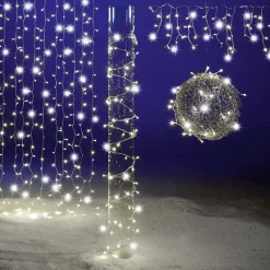 Chaîne Lumineuse De Raccordement Clignotante à LED Pour L'ext., 100 LED Chaudes, 10 M-DecoWoerner Hot