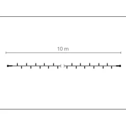 Chaîne Lumineuse De Raccordement à LED Pour L'ext. IP67, 240 LED, 24 M, Sans Alimentation-DecoWoerner Clearance