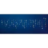 Chaîne Lumineuse Pluie Verglaçante 24 V Pour L’int., LED Chaude, Câble Blanc PVC, 200 X 100 Cm-DecoWoerner