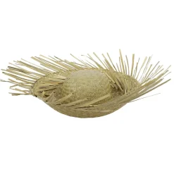 Chapeau De Paille Brun Naturel, 40 Cm Ø-DecoWoerner Outlet