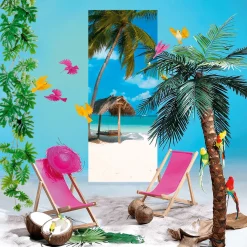 Chapeau De Paille Déco, Pink-DecoWoerner Best