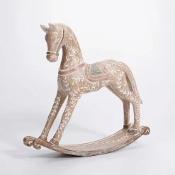 Cheval à Bascule Avec Aspect Bois 30 X 30 Cm-DecoWoerner Best