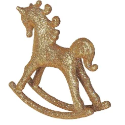 Cheval à Bascule Déco 18 Cm, 3 Pces-DecoWoerner Outlet