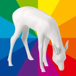 Chevreuil Déco Broutant 75 Cm De Haut, Couleur Au Choix-DecoWoerner Hot