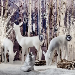 Chevreuil Déco Broutant Haut. 75 Cm,-DecoWoerner Discount