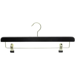 Cintre à Pinces En Bois, /laiton, 40 Cm-DecoWoerner New