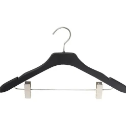 Cintre Soft Touch Avec Barre à Pinces 45 Cm, 1 Paquet De 10 Pces-DecoWoerner Sale