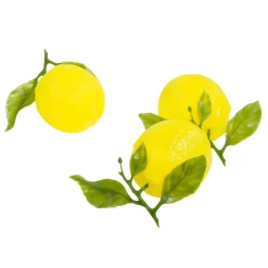 Citrons Aliment Factice, 3 Pces-DecoWoerner Discount