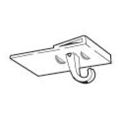 Clip Plafond Avec Crochet, 10 Pces-DecoWoerner Discount