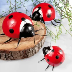 Coccinelle Déco 20 - 25 Cm, 2 Pces-DecoWoerner Outlet