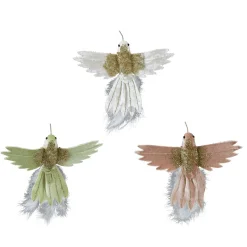 Colibris Artificiels Avec Clip 23 Cm, 3 Pièces-DecoWoerner Discount